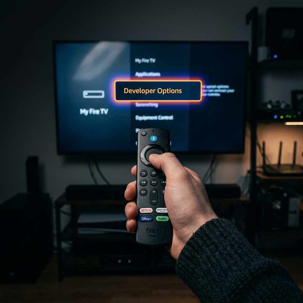 Troubleshooting missing developer options on Fire TV Stick
